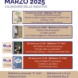 Gli eventi di MARZO e APRILE 2025 in Ziddai