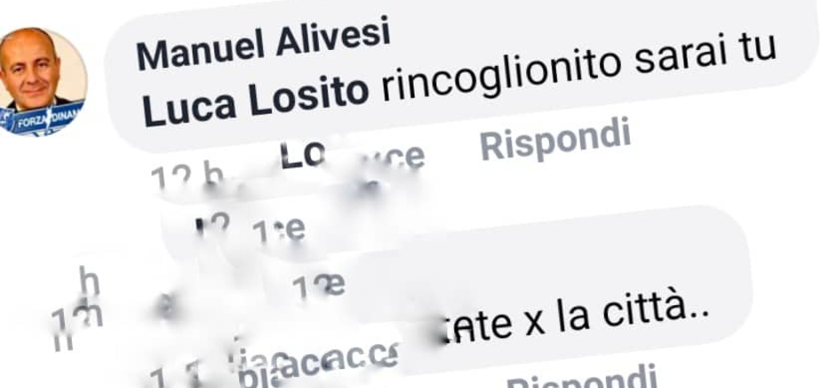 Alivesi insulta e minaccia il nostro Direttore