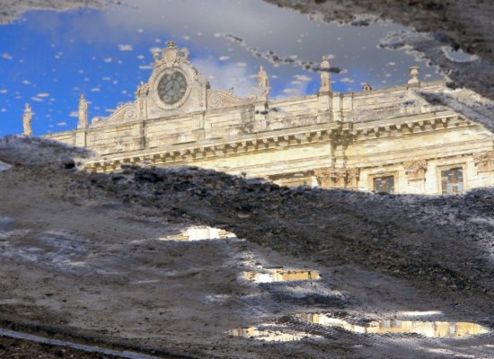 Sassari in cartolina sbiadita